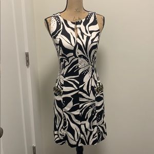 Lilly Pulitzer Black and White Dress Sneak a Peek
